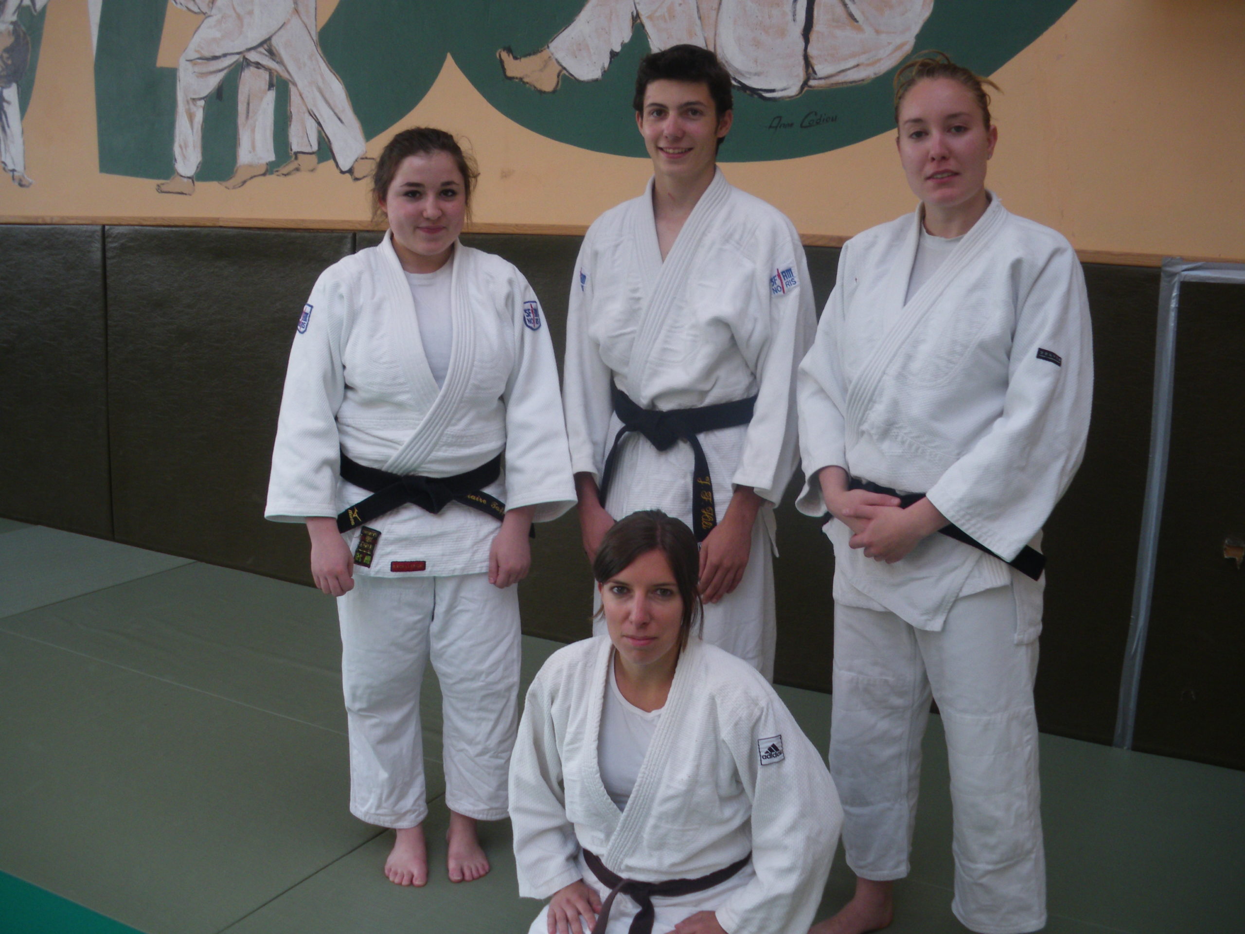 Claire TAFFARD et Loïcia LE BERRE Ceintures Noires 2ème dan