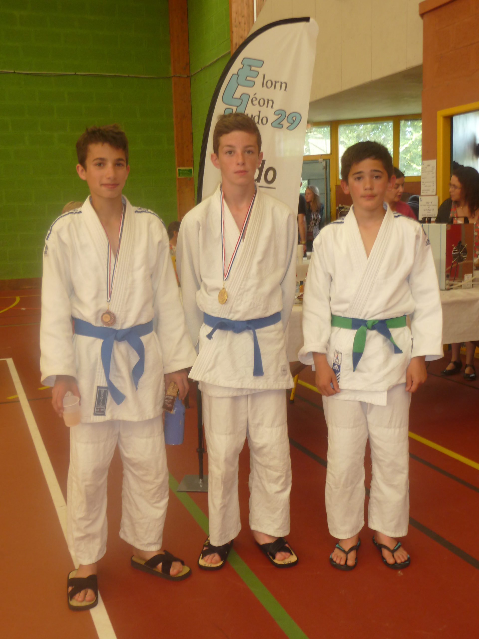Interclubs à Lampaul-Guimiliau, des médailles