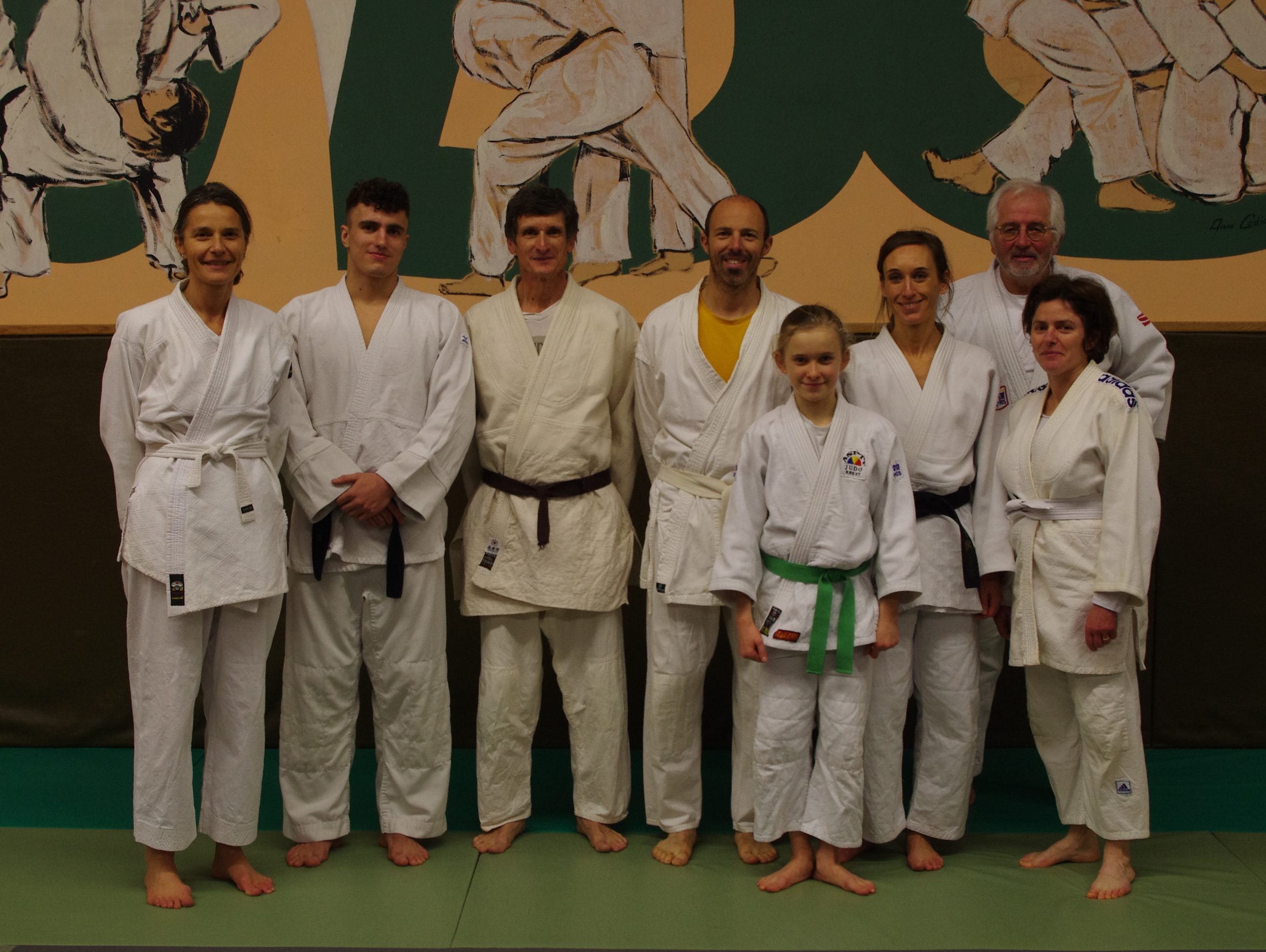 Les parents sur le tatami