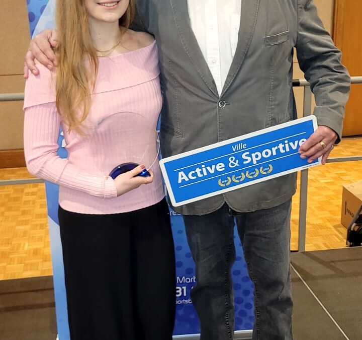 Emma DINER récompensée du trophée du jeune dirigeant sportif 2025