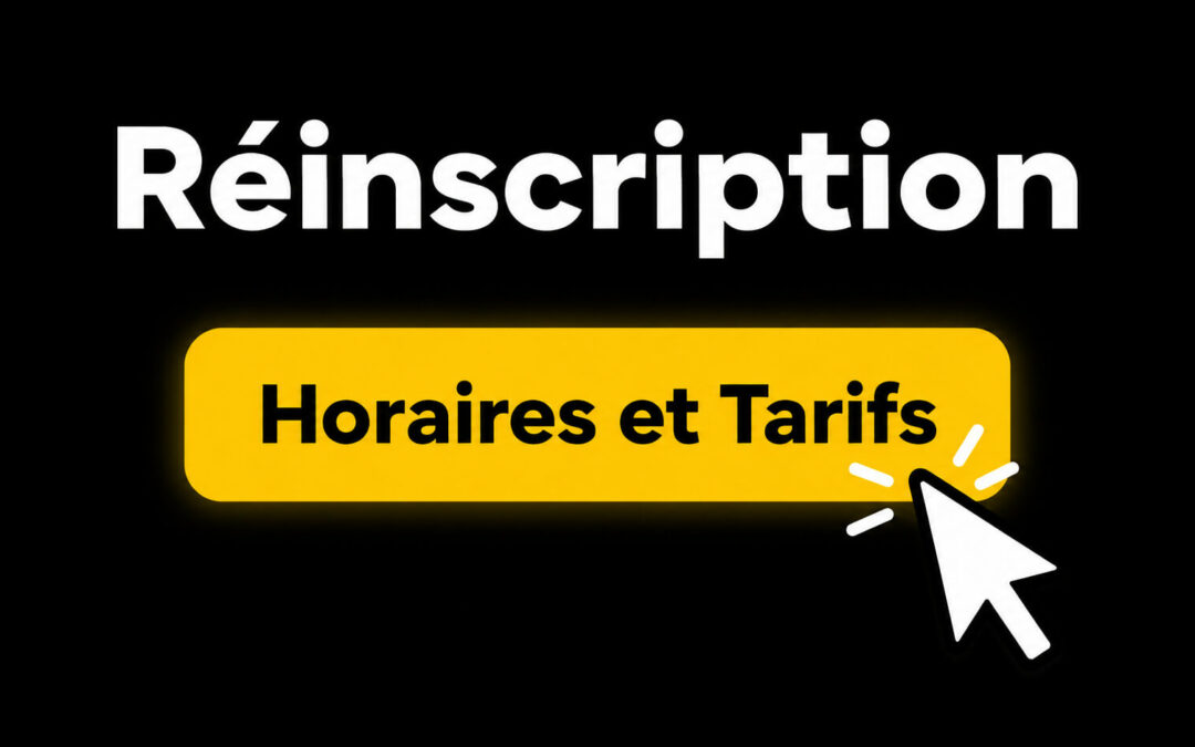 Pensez à vous inscrire pour cette nouvelle saison